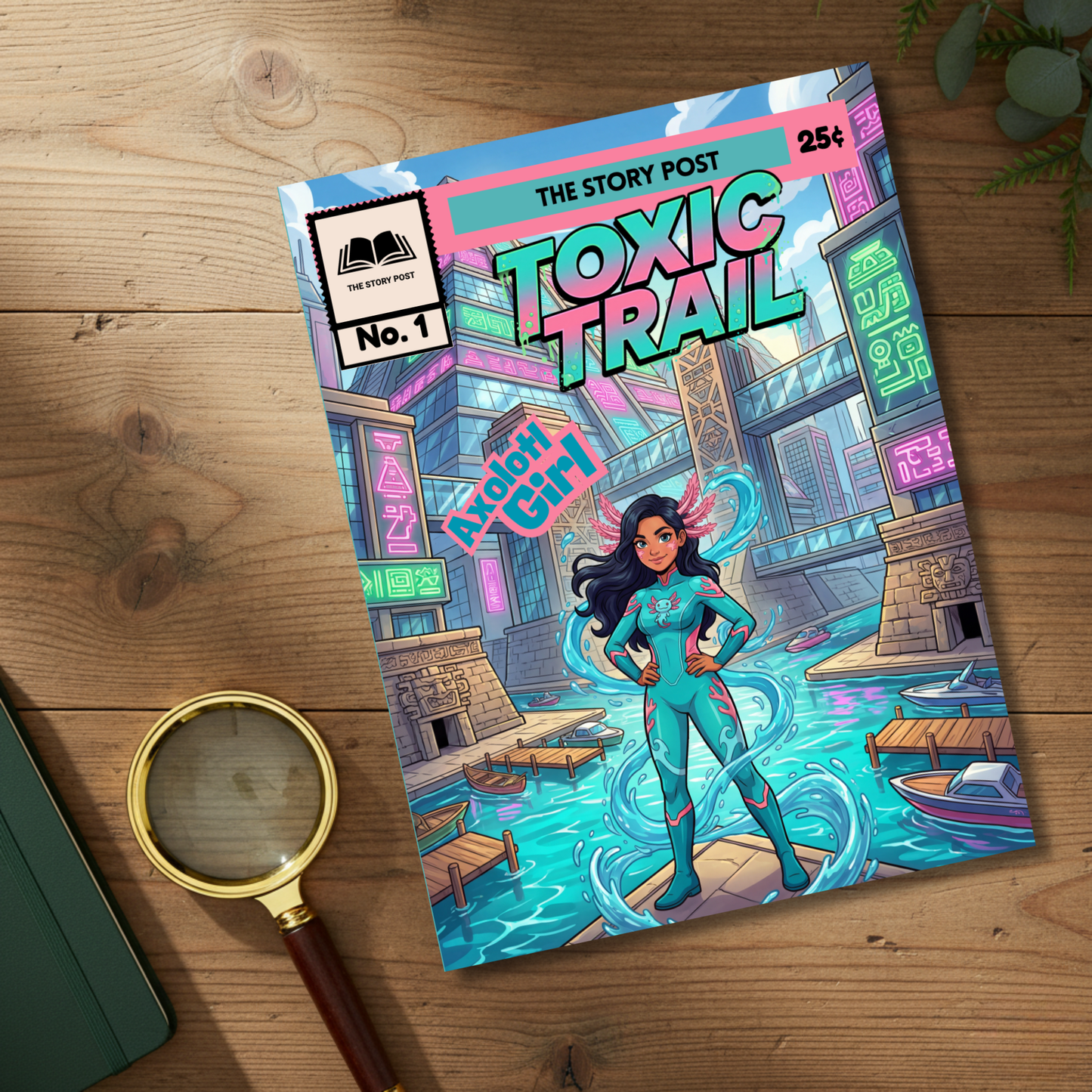 🧪 Axolotl Girl - Toxic Trail